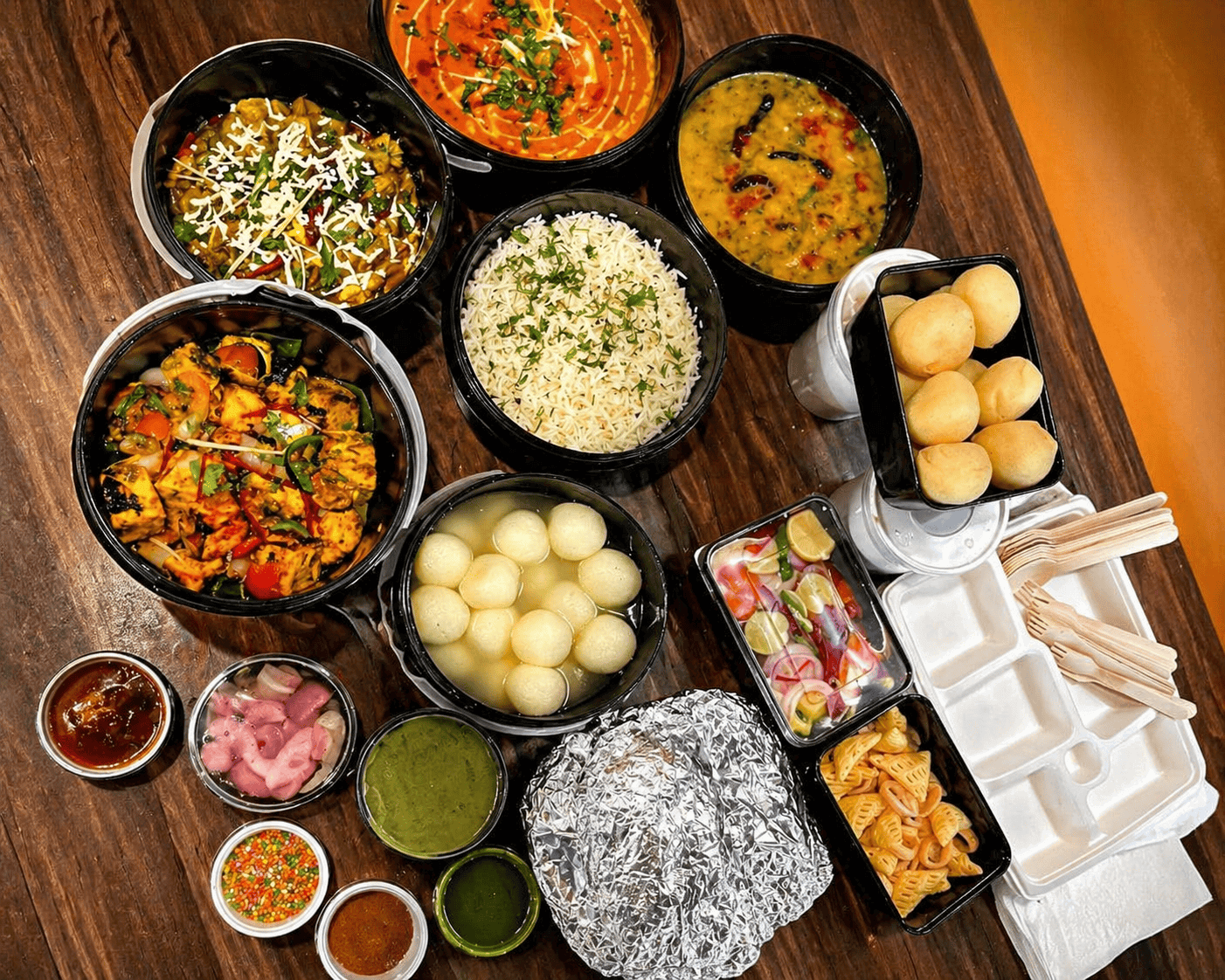 Restaurant Quality Food Spread